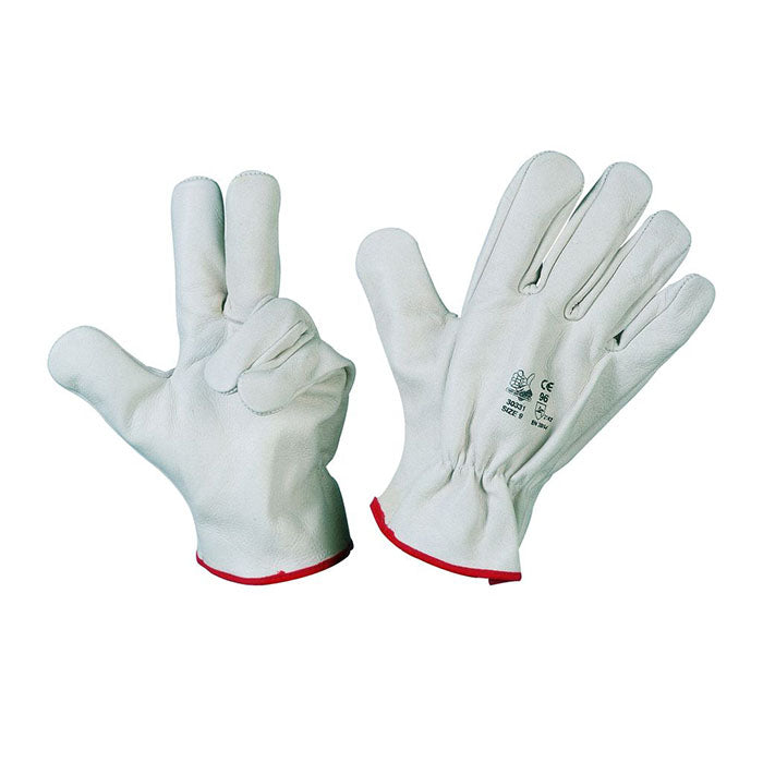 GUANTO FIORE BIANCO BORDATO | 30331L | SOCIM